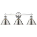 Golden - 3306-BA3 CH-PW - Three Light Bath Vanity - Orwell CH - Chrome