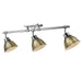Golden - 3602-3SF CH-AB - Three Light Semi-Flush Mount - Duncan - Chrome