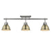 Golden - 3602-3SF PW-AB - Three Light Semi-Flush Mount - Duncan - Pewter