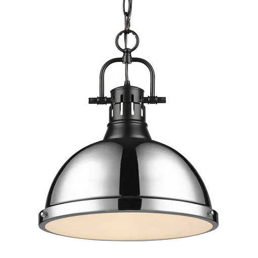 Duncan One Light Pendant Matte Black