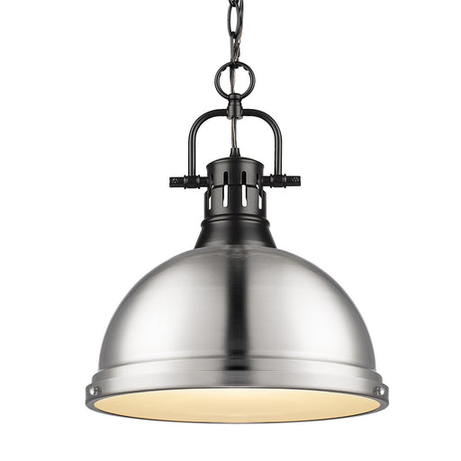 Duncan One Light Pendant Matte Black