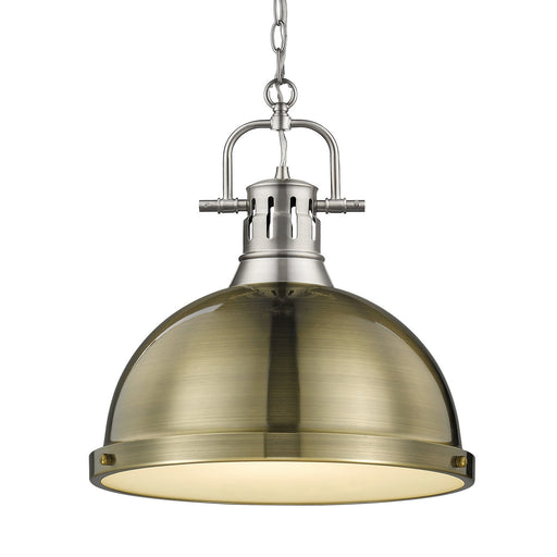 Duncan One Light Pendant Pewter