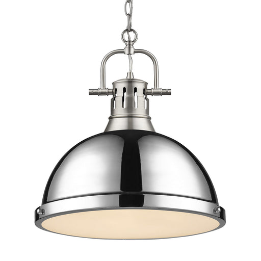 Duncan One Light Pendant Pewter
