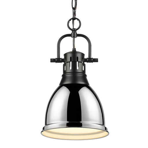 Duncan One Light Pendant Matte Black