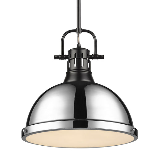 Duncan One Light Pendant Matte Black