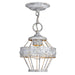 Golden - 7856-1SF OY - One Light Semi-Flush Mount - Ferris - Oyster