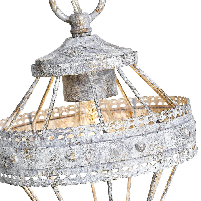 Golden - 7856-1SF OY - One Light Semi-Flush Mount - Ferris - Oyster