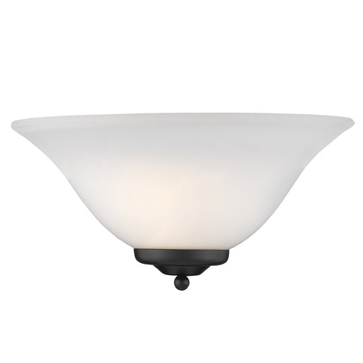 Bella One Light Wall Sconce Matte Black