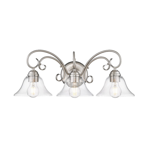 Homestead Three Light Vanity Light Pewter