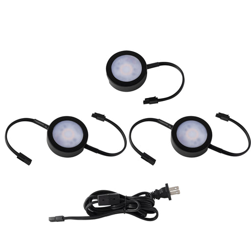 Cct Puck LED Puck Light Kit Black