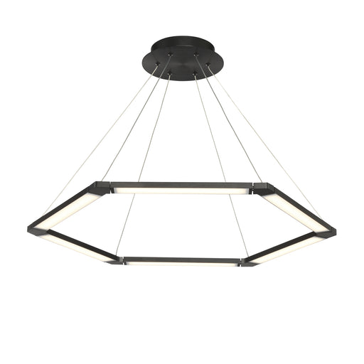 W.A.C. Lighting - PD-14032-BK - LED Chandelier - Lune - Brushed Black