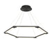 W.A.C. Lighting - PD-14032-BK - LED Chandelier - Lune - Brushed Black