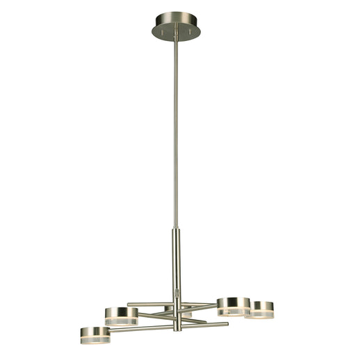 Transton LED Chandelier Brushed Nickel