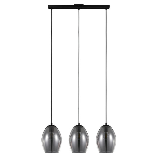 Eglo USA - 204238A - Three Light Pendant - Estanys - Black