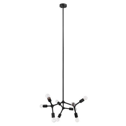 Bocadella Nine Light Pendant Black