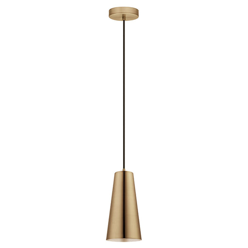 Pratella One Light Pendant Brushed Gold