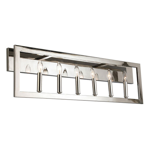 Jordan Six Light Bath/Vanity Satin Nickel