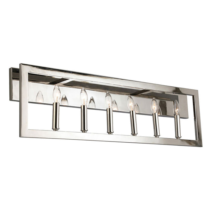 Eglo USA - 204479A - Six Light Bath/Vanity - Jordan - Satin Nickel