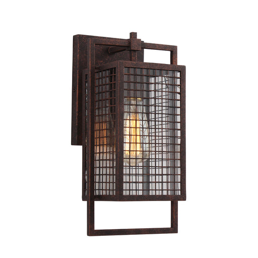 Garraux One Light Outdoor Wall Mount Rust