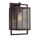 Eglo USA - 204548A - One Light Outdoor Wall Mount - Garraux - Rust