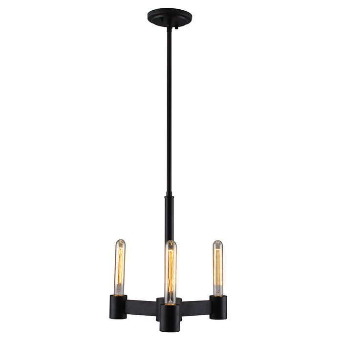 Eglo USA - 204551A - Three Light Chandelier - Broyles - Matte Black