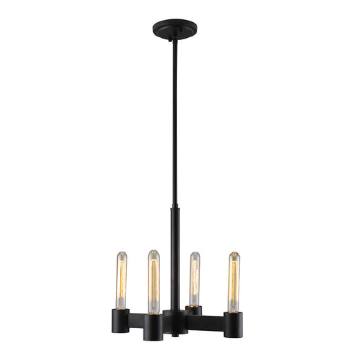 Broyles Four Light Chandelier Matte Black