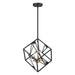 Eglo USA - 204587A - Three Light Pendant - Corrietes - Matte Black