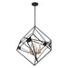 Eglo USA - 204588A - Six Light Pendant - Corrietes - Matte Black