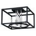 Eglo USA - 204602A - Four Light Ceiling Mount - Mundazo - Black & Chrome