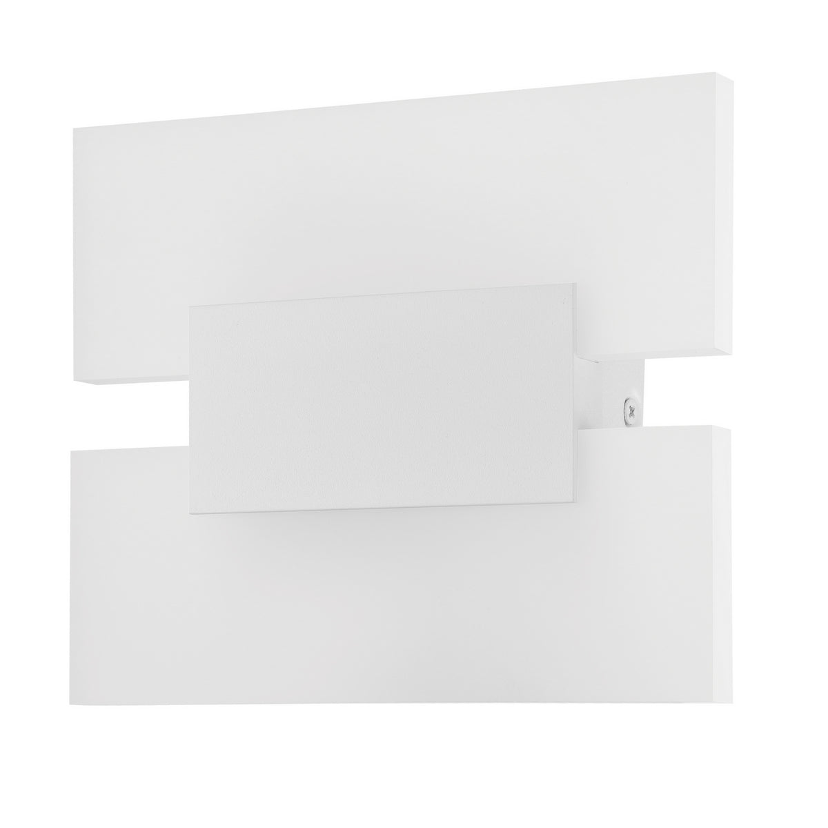 EGLO Passa Ledwandlamp, 2-lichts, moderne wandspots voor binnen, van metaal in nikkel-mat en chroom, voor woonkamer of hal, met up-and-downlight, rond, GU10-fitting