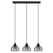 Eglo USA - 98384A - Three Light Pendant - Beleser - Matte Black