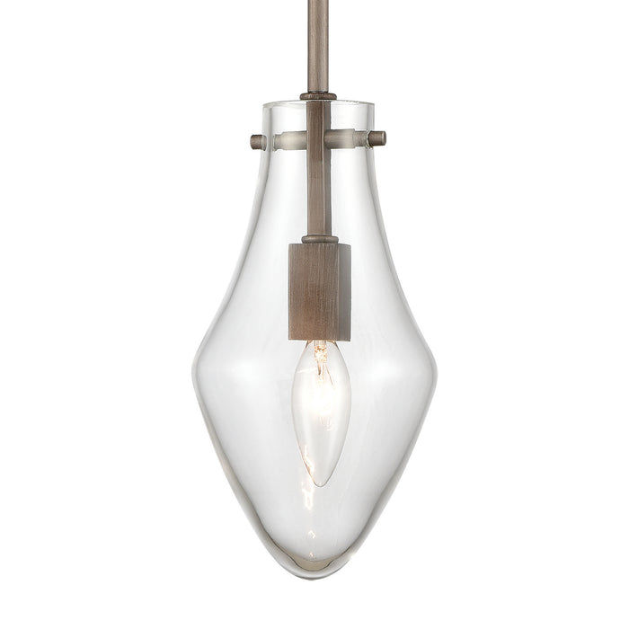 ELK Home - 12295/1 - One Light Mini Pendant - Culmination - Weathered Zinc