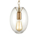 ELK Home - 30050/1 - One Light Mini Pendant - Ellipsa - Satin Brass