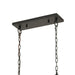 ELK Home - 33386/5 - Five Light Linear Chandelier - Wooden Crate - Oil Rubbed Bronze