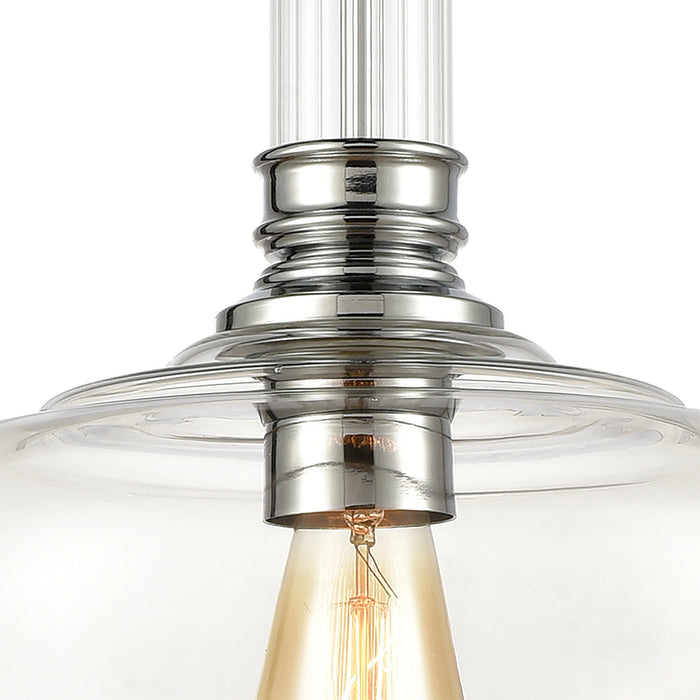 ELK Home - 46845/1 - One Light Pendant - Glasgow - Polished Chrome