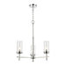 ELK Home - 47305/3 - Three Light Chandelier - Melinda - Polished Chrome