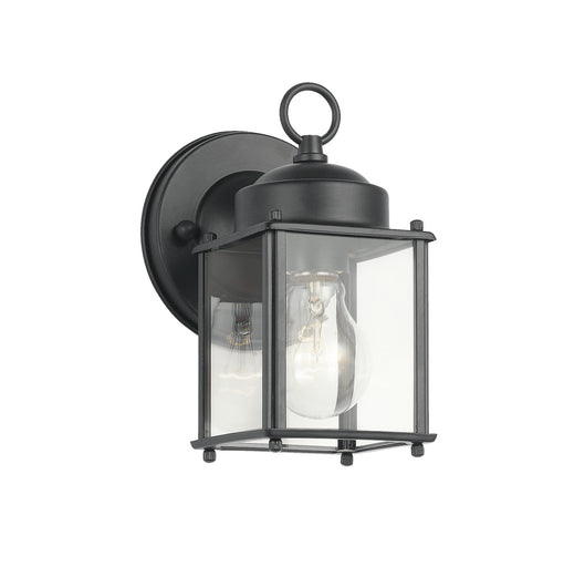One Light Outdoor Wall Mount Black