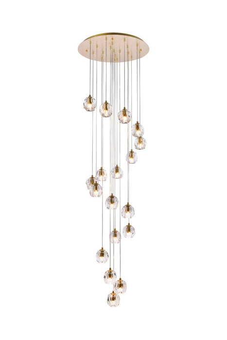 Eren LED Pendant Gold-Mini Pendants-Elegant Lighting-Lighting Design Store