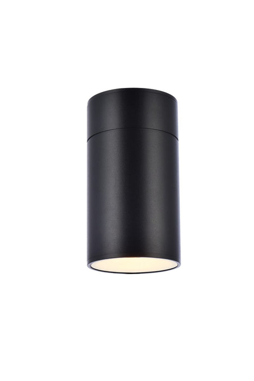 Elegant Lighting - LDOD4039BK - LED Outdoor Wall Lamp - Raine - black