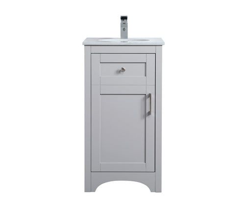 moore Single Bathroom Vanity Grey