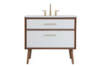 Elegant Lighting - VF41036WH - Bathroom Vanity - Boise - White