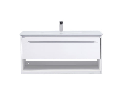 Kasper Single Bathroom Floating Vanity White