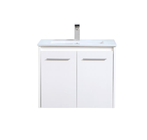 Rasina Single Bathroom Floating Vanity White