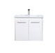 Elegant Lighting - VF44024WH - Single Bathroom Floating Vanity - Rasina - White