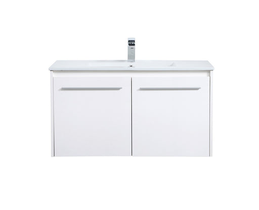 Rasina Single Bathroom Floating Vanity White