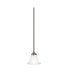 Kichler - 2771NI - One Light Mini Pendant - Dover - Brushed Nickel
