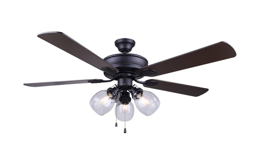 Canarm - CF52CAR5BK - 52"Ceiling Fan - Carson - Black