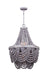 Canarm - ICH1001A06BGY18 - Six Light Chandelier - Kipling - Brushed Grey With Real Wood Beads