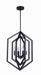 Canarm - ICH1010A04BK16 - Four Light Chandelier - Netto - Black