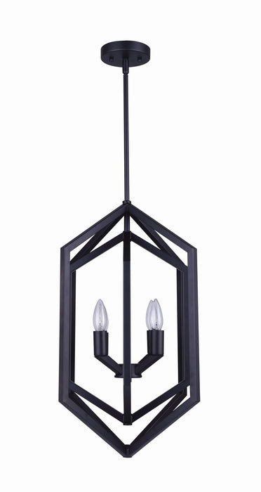 Canarm - ICH1010A04BK16 - Four Light Chandelier - Netto - Black